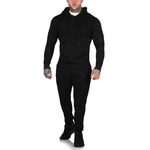 Ensemble de survêtements pour hommes d'hiver à la mode Costume de sport Bomber à capuche Style Full Top Bottoms Jogging Survêtement - Product Image 6