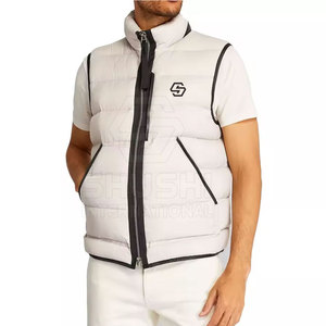 Chaleco acolchado informal transpirable de secado rápido para hombres personalizado 2025 invierno al aire libre adultos uso precio bajo - Product Image 1