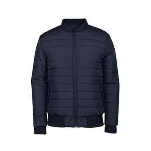 Men's Custom Logo Winter Puffer Jackets Service Casual Front Zipper Plain Streetwear Style New Design Jacket For Men's - Product Image 5