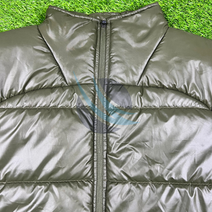 Blouson matelassé pour homme, col montant, léger, style streetwear, écologique, coupe ajustée, idéal pour l'hiver - Product Image 4