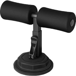 Barra per Addominali Regolabile Nera Portatile con Ventosa da 11,5 cm, Dispositivo di Assistenza per Fitness e Palestra ad Uso Domestico - Product Image 1