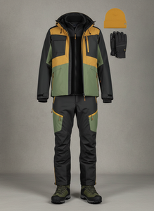 Stylish <b>Men's</b> Slim Outdoor <b>Jacket</b> with Stand Collar & Vintage Hood High-Performance for Hiking Camping & Travel in <b>Summer</b> - Product Image 4