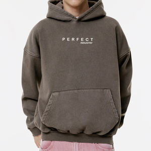 Sweat à capuche parfait Vêtements pour hommes Pull 100% coton personnalisé Street wear Sweat à capuche Sweat à capuche en molleton de coton avec logo personnalisé - Product Image 5