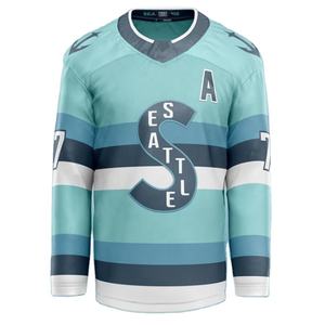 Vêtements de protection personnalisés pour le hockey sur glace, maillot de hockey sur glace, design uni, 100% polyester, séchage rapide - Product Image 1