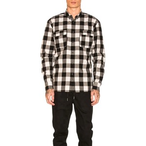 New Culture Flanelles Design personnalisé Chemises en flanelle pour hommes de grande taille - Product Image 1