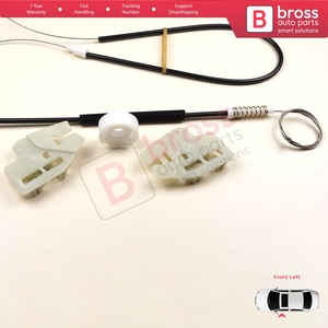 Kit de réparation de lève-vitre BWR491 pour porte avant gauche de la Série 3 E46 2001-2005 4/5 portes Facelift 51337020659 - Product Image 3
