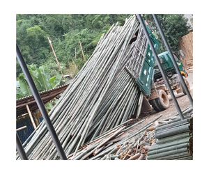 Demi poteau en bambou agriculture grande taille gros lamelle de bambou split moso attelle en bambou/bambou fendu vert/jaune - Product Image 1