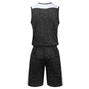 Maillot de basket-ball personnalisé imprimé de haute qualité, cousu, séchage rapide, respirant, antibactérien, grande taille, uniforme de sport unisexe - Product Image 3