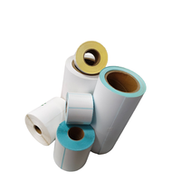 Étiquette thermique adhésive personnalisée en usine chinoise pour imprimante thermique à code-barres pour supermarché, centre commercial, utilisation d'achat, 57 mm, 80 mm