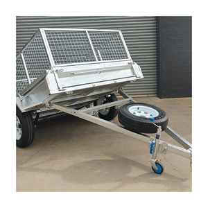 Remorque en acier galvanisé résistant à la corrosion pour le transport en extérieur, système de suspension robuste et durable pour les terrains accidentés - Product Image 1