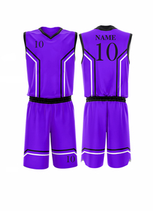 2024 diseño personalizado Logo ropa de baloncesto sublimación baloncesto Jersey uniforme equipo Club número cosido baloncesto conjunto - Product Image 3