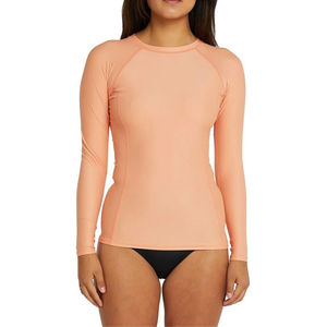 Ladies Long Sleeve <b>Rash</b> <b>Guard</b> Shirt Ans Top with Quick-Dry UV Protected Fabric Available in Multiple Customized Sizes and Colors - Product Image 3