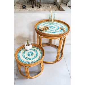 Mesa de centro de ratán natural superventas directamente de fábrica hecha a mano para muebles para el hogar de Vietnam - Product Image 2