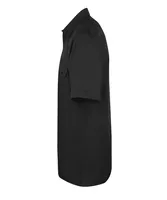 Erkek Özel Kısa Kollu Düğmeli İş Gömleği Çok Cepli Güvenlik Görevlisi Üniforması Yazlık Açık Hava Aktiviteleri %100 HSI