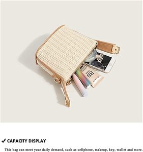 Sac fourre-tout en paille pour femmes grande capacité Shopping fourre-tout bohème sac à bandoulière voyage sac de plage avec doublure OEM - Product Image 4