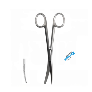 High Quality Stainless Steel Deaver <b>Scissors</b>, <b>Curved</b>, Sharp/Blunt, 14cm Manufacturer and Exporter - Product Image 3