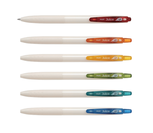 Stylo Gel Plastique PilotJuice 05 – 6 Couleurs, Pointe Fine 0,5 mm, Écriture Fluide, 143 mm, 9,9 g, Lot de 5 – Idéal Bureau et École – Style Japonais – Nouveauté - Product Image 1