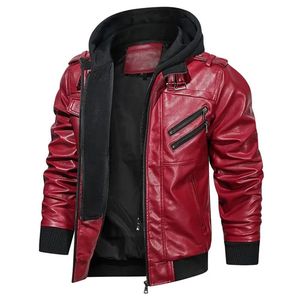Meilleure arrivée veste en cuir double couche veste rouge de qualité supérieure polaire intérieure et cuir extérieur - Product Image 2
