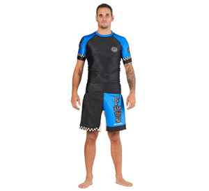 Rashguard UPF50 à manches courtes personnalisé No Gi pour maillot de bain adulte BJJ MMA grande taille personnalisable - Product Image 1