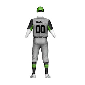 Uniforme de Béisbol Personalizado con Logotipo del Equipo, Conjuntos Deportivos Transpirables Estampados, Unisex, Talla Grande, Secado Rápido, Antibacteriano, Cuello en V, 460g - Product Image 6