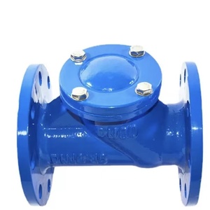 Vanne de retenue manuelle JITAI HQ41X en fonte et acier inoxydable à raccordement à bride DN50-DN350 avec joint NBR pour utilisation aquatique - Product Image 2