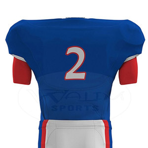 Maillot de football américain sur mesure de haute qualité, grande taille, manches courtes, best-seller, personnalisable, 100% polyester - Product Image 5