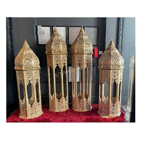 Lámparas marroquíes de fibra de entrada de boda para decoración, lámpara marroquí grande para decoración de boda, lámparas marroquíes FRP para boda - Product Image 1