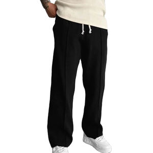 Pantalones de chándal holgados para hombre, pantalones Cargo deportivos de invierno, pantalones de calle con cordón - Product Image 1
