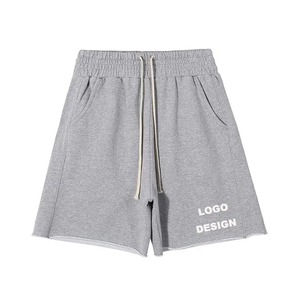 Logo personnalisé hommes gym court blanc sport jogger nager plage homme été maille court sweat shorts pantalon pour hommes sweat court - Product Image 2