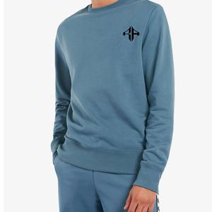 เสื้อสเวตเตอร์แบบสวมศีรษะของผู้ชายเสื้อสเวตเชิ้ตแขนยาวผ้าฝ้าย100% จากแอตแลนติกสีพื้น - Product Image 2