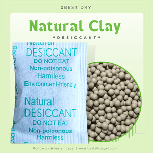 Desecante de Arcilla Natural 5g |   Absorbedor de Humedad de Montmorillonita para Alimentos, Electrónicos y Almacenamiento en el Hogar |   Paquete Ecológico - Product Image 2