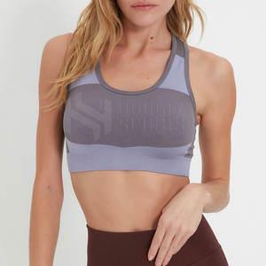 Sujetador de gimnasio para mujer de calidad superior, Sujetador deportivo de poliéster Spandex transpirable para uso en exteriores a la venta - Product Image 1