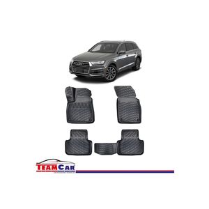 Alfombrilla de coche 3D de producción especial, color negro, talla única, compatible con Audi Q7 a partir de 2016 - Product Image 1