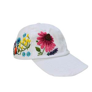 Chapeau avant et arrière personnalisé de haute qualité 100% coton chapeau brodé personnalisé OEM fabriqué au Vietnam - Product Image 1