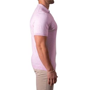 Polo de Corte Regular para Hombre, 100% Algodón Orgánico, Polo de Verano al por Mayor, Polo Casual para Hombre, Cuello en Color de Contraste, Manga Corta - Product Image 3