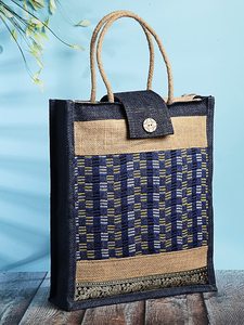 ถุงช้อปปิ้งแบบใช้ซ้ำได้ถุงผ้าปอกระเจาสวยงามสำหรับโรงเรียนวิทยาลัยการเดินทางชายหาดผลิตในเวียดนาม - Product Image 2