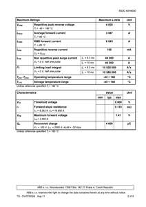 Diodo Rectificador Hitachi Energy5SDD 40H4000, 4000V 3847A, Rectificadores para Fundición de Aluminio, Refinación de Metales, Suministro para Ferrocarriles - Product Image 3