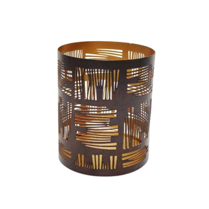 Votive en fer avec cheminée en verre taille et forme personnalisées pièce maîtresse bougeoir pour la décoration de mariage - Product Image 5