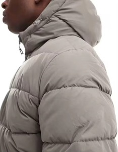 Nueva Moda 2024 Chaqueta Abrigada de Invierno para Hombre, Chaqueta Acolchada Brillante Negra y Roja, Chaqueta Casual de Burbujas - Product Image 5