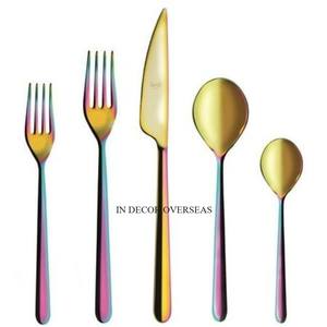 Fournitures de couverts folkloriques en acier inoxydable multicolore au look unique le plus chic pour la maison et l'hôtel Utilisation de la table à manger au prix le plus bas - Product Image 6