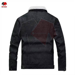 Veste en jean personnalisée pour homme Tissu confortable et respirant avec logo personnalisé Conception ODM OEM - Product Image 2
