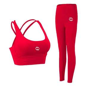 Conjunto Deportivo para Mujer, Ropa Deportiva para Gimnasio, Yoga, Fitness, Correr, Mallas Deportivas de Alta Elasticidad - Product Image 1