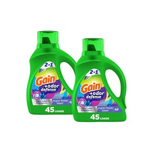 Original Scent Gain + Aroma Boost Laundry Detergent Liquid 154 Fl oz HE Compatible 107 Load Capacity Febreze Oxi <b>Soap</b> Boosted - Product Image 5