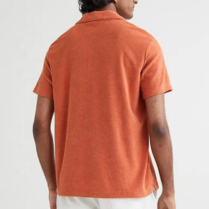 Polo en coton respirant grande taille pour homme, best-seller, vêtements décontractés, polos grande taille pour homme en faible MOQ, polos 2026 - Product Image 2