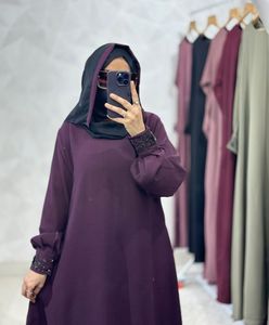 Casual elegante modesto XXL mujer bordado a mano importación abotonada capa musulmana ropa tradicional y accesorio - Product Image 1