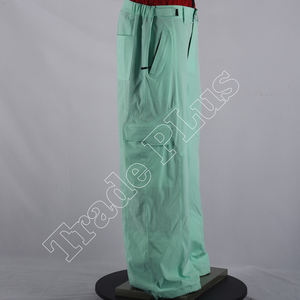 Los últimos pantalones de nieve verde menta de moda de gran tamaño, pantalones de esquí impermeables aislados con cintura ajustable y diseño de rejillas de ventilación - Product Image 2