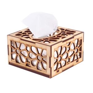 Boîte à mouchoirs de décoration de mariage royal pour la table de dîner à la maison porte-serviettes imprimé noir porte-papier pour la table de dîner à la maison - Product Image 2