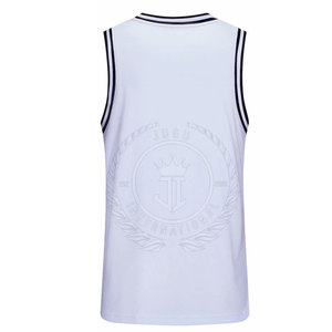 Camisetas de Baloncesto Personalizadas al por Mayor con Logotipo - Diseño sin Mangas Transpirable 100% Poliéster de Alta Calidad - Product Image 2