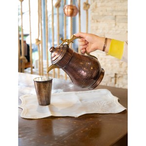 Hand Beaten Vintage <b>Water</b> Copper Pitcher With Lid Decent Copper Kitchenware Milk Pitcher Ayurvedic Health Benefits New Item - Product Image 4