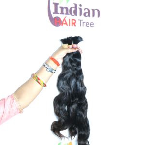 ผมแท้ธรรมชาติจากอินเดีย สีดำ 100% ไม่ผ่านการแปรรูป  จัดเรียงเกล็ดผมอย่างเป็นธรรมชาติ  ไม่ผ่านการใช้สารเคมี  ไม่ผ่านกระบวนการผลิต  ไม่ใช่ผมต่อ - Product Image 4